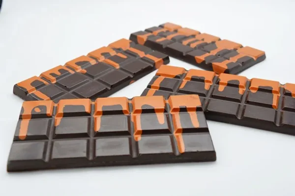 Orange Zest Vegan Drip Mushroom Chocolate Bar - Image 2